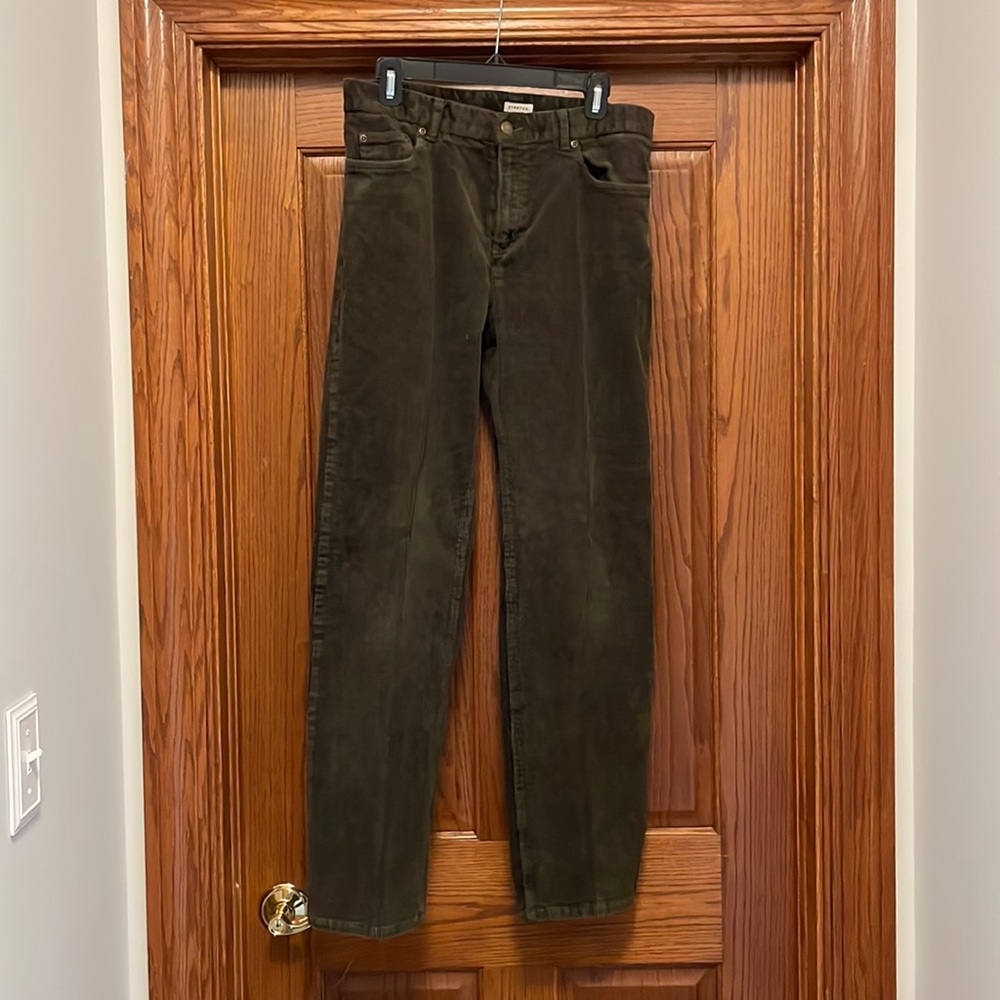 Olive Corduroy Jeans